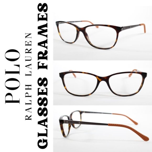 Polo Ralph Lauren Accessories - Polo Ralph Lauren Glasses Frames, RL 6135 Tortoiseshell, Case + Cleaning Cloth